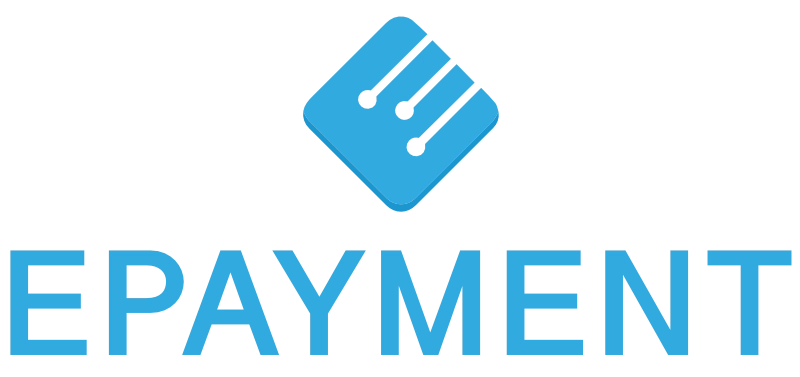 EPAYMENT logo featuring blue text and icon